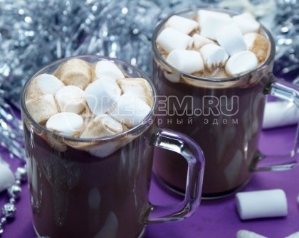 Горячий шоколад с маршмеллоу