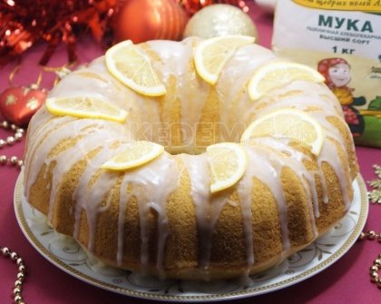 Лимонный кекс