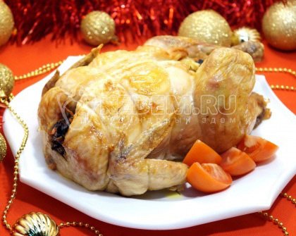Фаршированная курица «Праздничная»