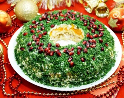 Салат «Рождественский венок»
