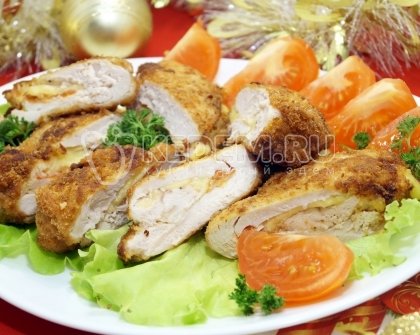 Куриные кармашки с сыром