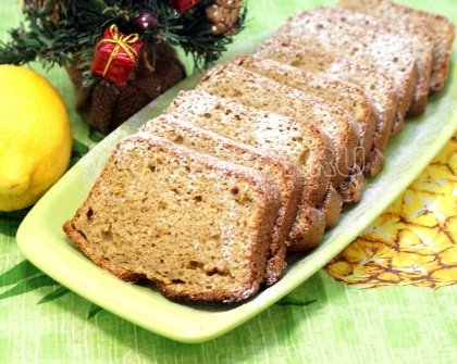 Рождественский лимонный кекс