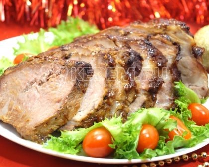 Мясо в духовке «Новогодний пир»
