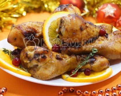 Куриные ножки в духовке на Новый год